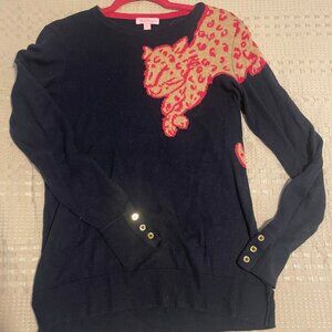 Lilly Pulitzer Leopard Knit Sweater